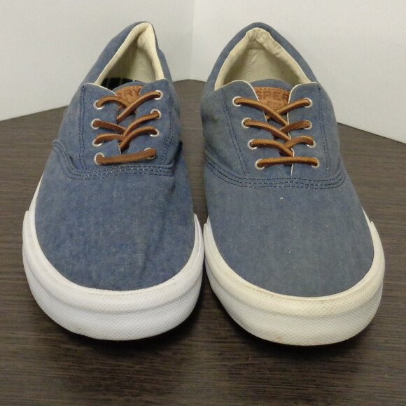 Brand New Sperry Mens Striper II STS16797 Blue Lace Up Sneakers. Size 10. F53 - Picture 3 of 8